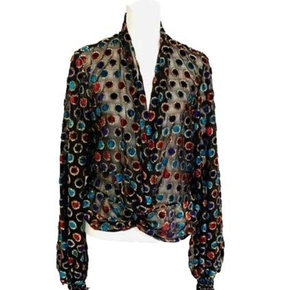 🌴 Caroline Constas Blouse - Size Small - Picture 5 of 12